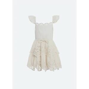 NEW SEA girl's lula embroidery tank dress in ivory